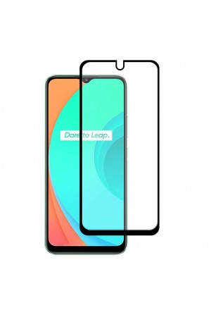 Bufalo Realme C11 Ekran Koruyucu 6D Nano Tam Kaplayan Siyah