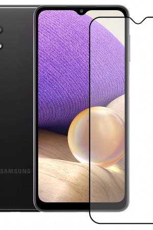 Bufalo Samsung Galaxy A32 4G Ekran Koruyucu 9D Temperli Cam - Siy…