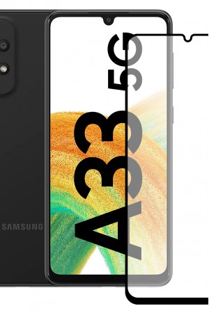 Bufalo Samsung Galaxy A33 5G Ekran Koruyucu 9D Temperli Cam - Siy…