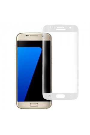 Bufalo Samsung Galaxy S7 (G930) Kavisli 3D Cam Ekran Koruyucu Beyaz…
