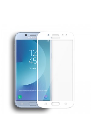 Bufalo Samsung J5 Pro (J530) Kavisli 3D Cam Ekran Koruyucu Beyaz…