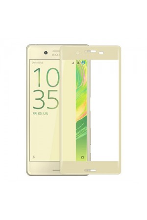 Bufalo Sony Xperia XA - Kavisli 3D Cam Ekran Koruyucu Gold…