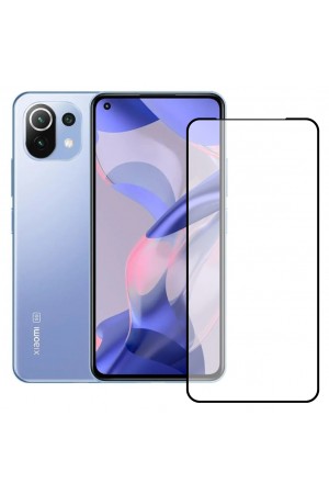 Bufalo Xiaomi Mi 11 Lite Ekran Koruyucu 9D Temperli Cam - Siyah…