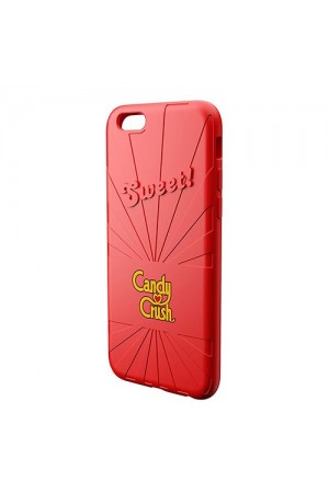 Candy Crush iPhone 6-6S Çilek Silikon Kılıf (Lisanslı)