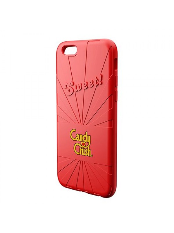 Candy Crush iPhone 6-6S Çilek Silikon Kılıf (Lisanslı)