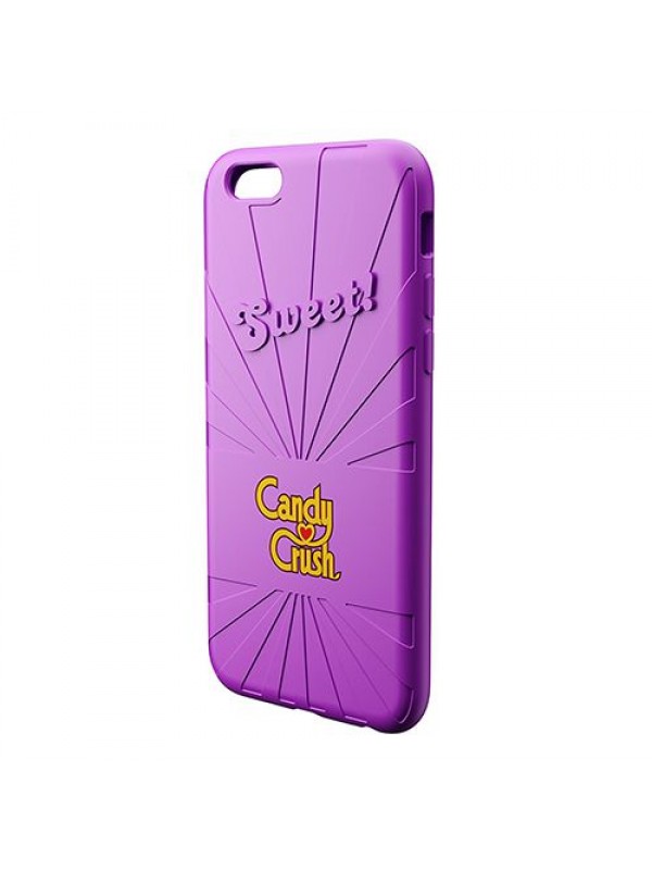 Candy Crush iPhone 6-6S Üzüm Silikon Kılıf (Lisanslı)