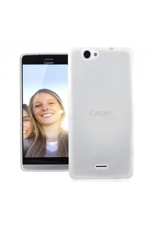 Casper VIA V6X Kılıf Soft Silikon Beyaz Arka Kapak