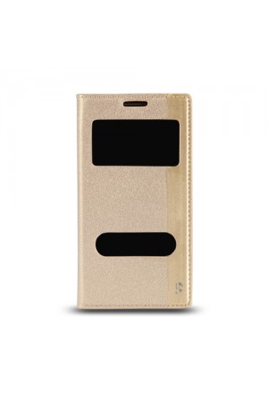Casper VIA V9 Gizli Mıknatıslı Pencereli Magnum Kılıf Gold