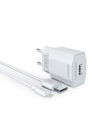 Dramex D16L Şarj Aleti Lightning Kablolu Set 1.6A…