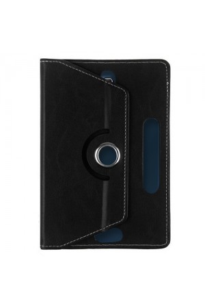 FitCase 7 inç Universal 360 Derece Dönen Standlı Kılıf Siyah