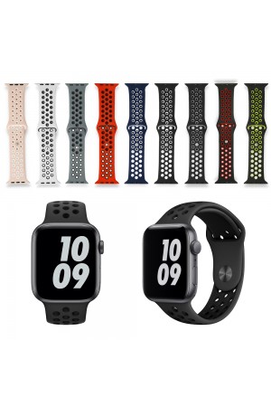 FitCase Apple Watch 38 40 41 mm Uyumlu Point Spor Silikon Kordon…