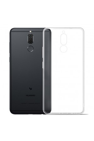 Huawei Mate 10 Lite Kılıf Kamera Korumalı Silikon Şeffaf Arka Kapak