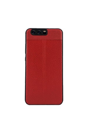 FitCase Huawei P10 Auto Focus Silikon Arka Kapak Kırmızı