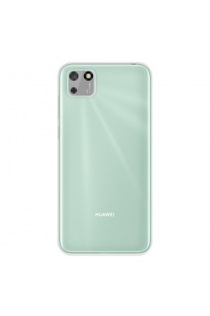 Huawei Y5p Kılıf Kamera Korumalı Silikon Şeffaf Arka Kapak