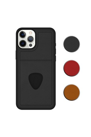 FitCase iPhone 12 Pro Kılıf Proda Deri Tek Kartlık Cepli Kapak…