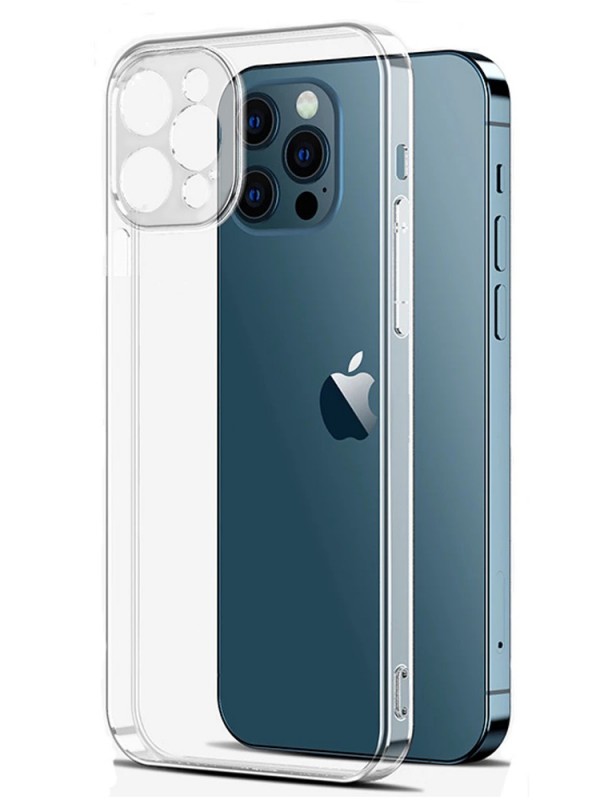 iPhone 13 Pro Kılıf Kamera Korumalı Silikon Kapak - Şeffaf…