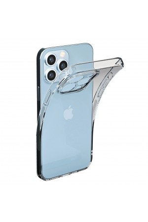 iPhone 14 Pro Max Kılıf Kamera Korumalı Silikon Şeffaf Arka K…