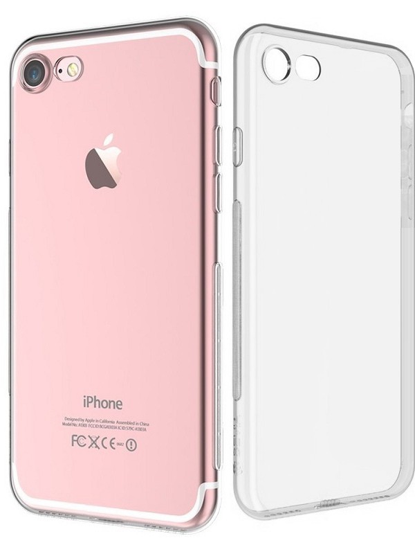 iPhone 7 / 8 Kılıf Kamera Korumalı Silikon Şeffaf Arka Kapak…