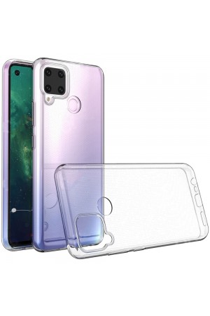 Realme C25 / C25s Kılıf Kamera Korumalı Silikon Şeffaf Arka Kapak…
