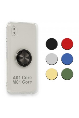 FitCase Samsung Galaxy A01 Core (A013) Kılıf Gross Ring Şeffaf Arka…