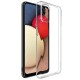 Samsung Galaxy A02s (A025) Kılıf Kamera Korumalı Silikon Şeffaf Kapak