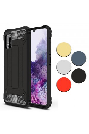 FitCase Samsung Galaxy A02s (A025) Zırh Tank Tam Koruma Arka Kapak…