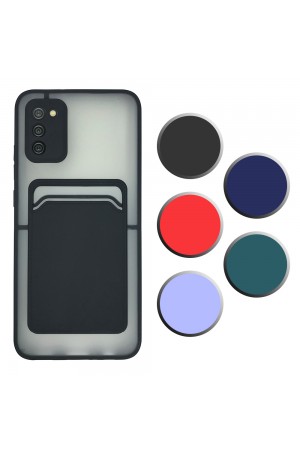 FitCase Samsung Galaxy A02s Kılıf Cardy Kartlık Cepli Mat Kapak…
