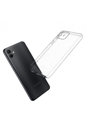 Samsung Galaxy A04 Kılıf Kamera Korumalı Silikon Şeffaf Kapak…