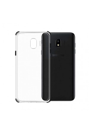 FitCase Samsung J2 Core Anti Shock Darbe Koruyucu Silikon Arka Kapak Siyah
