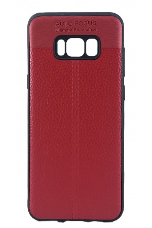 FitCase Samsung S8 Plus (G955) Auto Focus Silikon Arka Kapak Kırmızı