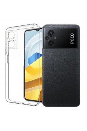 Xiaomi Poco M5 Kılıf Kamera Korumalı Silikon Şeffaf Arka Kapak…