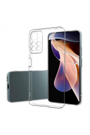 Xiaomi Redmi Note 11T 5G / Poco M4 Pro 5G Kılıf Kamera Korumalı Silikon Şeffaf Arka Kapak