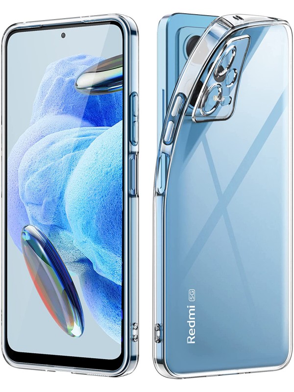 Xiaomi Redmi Note 12 Pro 5G Kılıf Kamera Korumalı Silikon Şeffaf Arka …