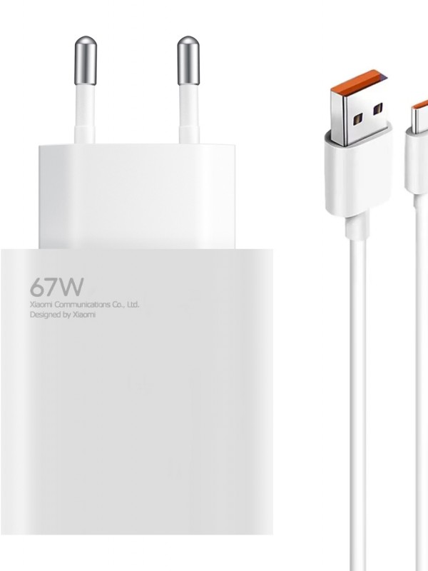 FitPlus MDY Power Adapter 67W Şarj Aleti ve Type-C Kablo Set…