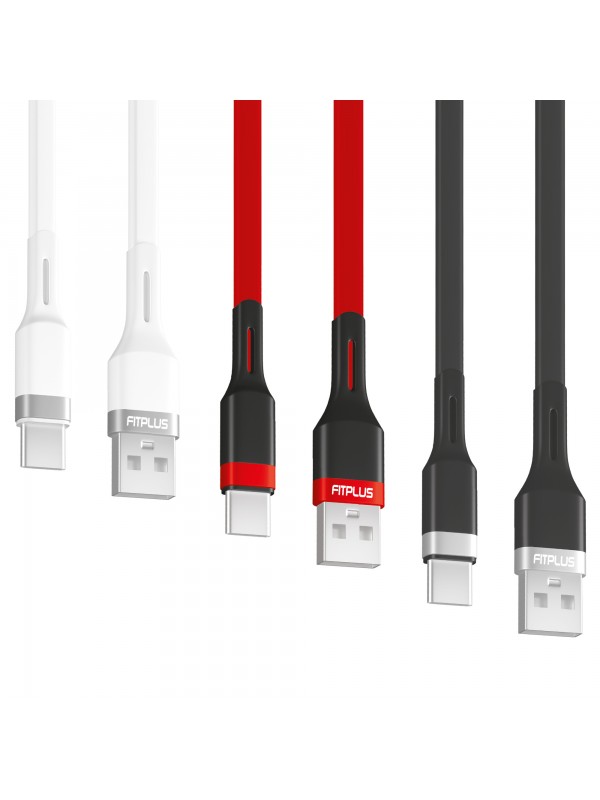 FitPlus Premium PS-303 Type-C Data/Şarj Kablosu 2.4A 1mt