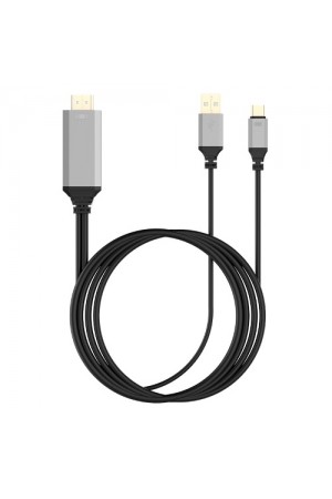 FitPlus Type-C to HDMI HD 4K HDTV Görüntü Aktarım Kablosu 2mt - Si…