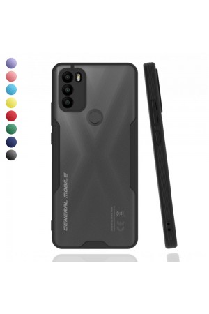 General Mobile GM 21 Plus Kılıf Platin Matte Silikon Arka Kapak