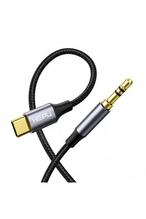 HEPU HP-20T Type-C - 3.5mm AUX Ses Kablosu 1mt…