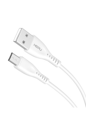 HEPU HP-417 Venus USB - Micro USB QC3.0 3.1A Şarj Kablosu 1mt Beyaz