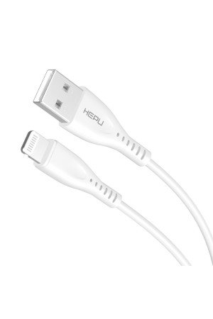 HEPU HP-419 Venus USB - iPh Lightning QC3.0 3.1A Şarj Kablosu 1mt Beyaz