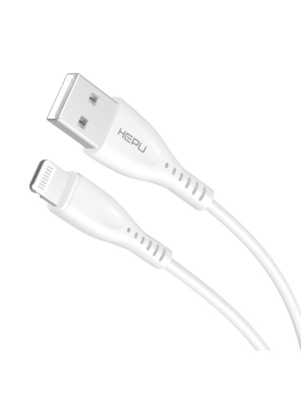 HEPU HP-419 Venus USB - iPh Lightning QC3.0 3.1A Şarj Kablosu 1mt Beyaz…