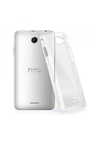 HTC Desire 516 Kılıf Soft Silikon Şeffaf Arka Kapak