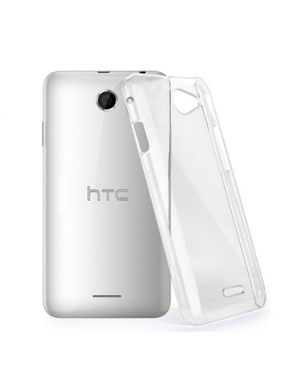 HTC Desire 516 Kılıf Soft Silikon Şeffaf Arka Kapak