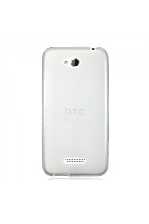 HTC Desire 616 Kılıf Soft Silikon Şeffaf Arka Kapak
