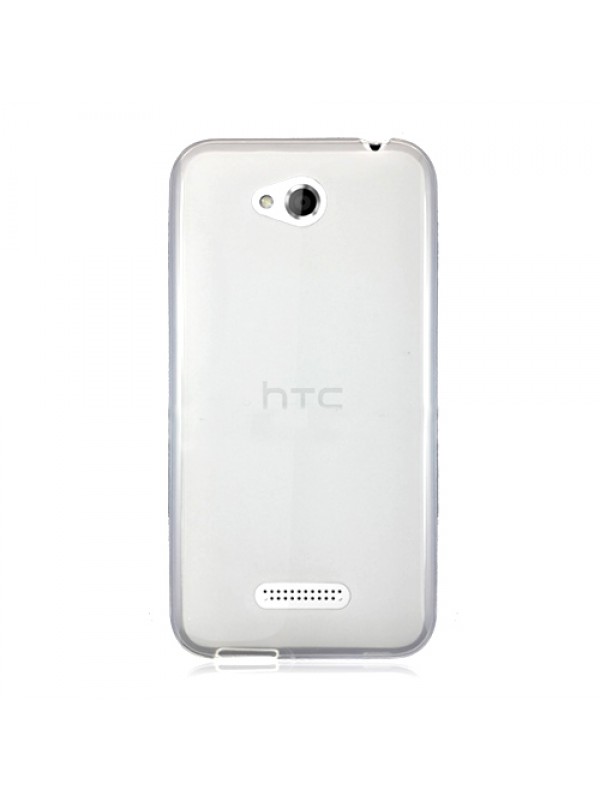 HTC Desire 616 Kılıf Soft Silikon Şeffaf Arka Kapak