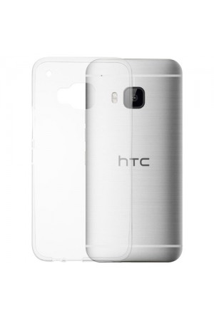 HTC One M9 Color Curve Silikon Arka Kapak / Kılıf Şeffaf