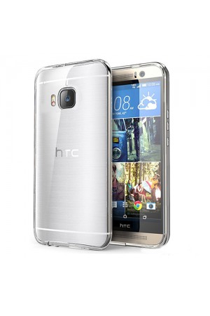 HTC One M9 Kılıf Soft Silikon Şeffaf Arka Kapak