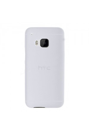 HTC One M9 Ultra İnce TPU Arka Kapak Beyaz