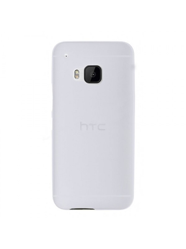 HTC One M9 Ultra İnce TPU Arka Kapak Beyaz