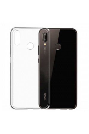 Huawei P20 Kılıf Soft Silikon Şeffaf Arka Kapak